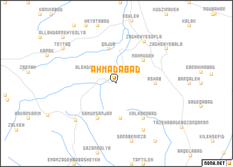 map of Aḩmadābād