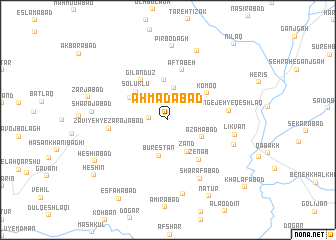 map of Aḩmadābād