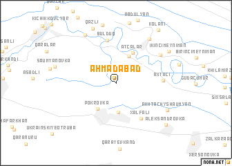 map of Əhmǝdabad