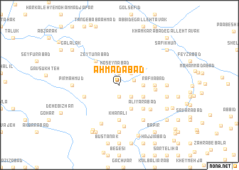 map of Aḩmadābād