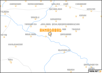 map of Aḩmadābād
