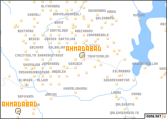 map of Aḩmadābād