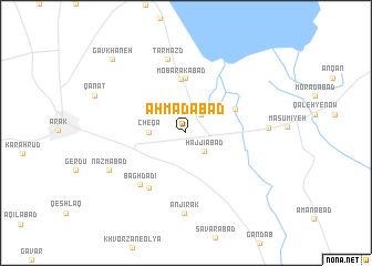 map of Aḩmadābād