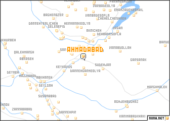 map of Aḩmadābād