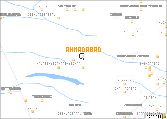 map of Aḩmadābād