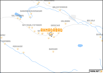 map of Aḩmadābād