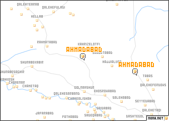 map of Aḩmadābād