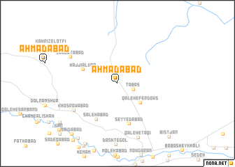 map of Aḩmadābād