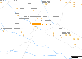 map of Aḩmadābād