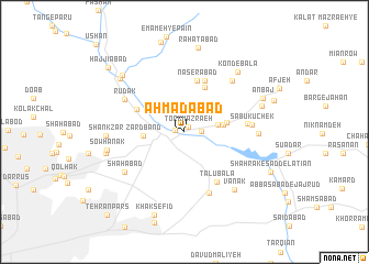 map of Aḩmadābād