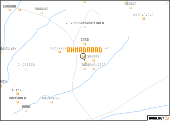 map of Aḩmadābād