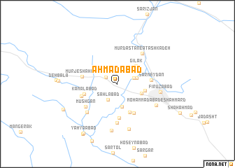 map of Aḩmadābād