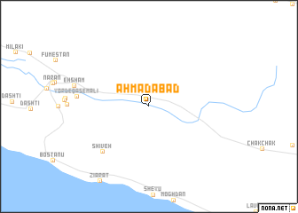 map of Aḩmadābād