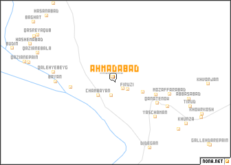 map of Aḩmadābād