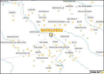 map of Aḩmadābād