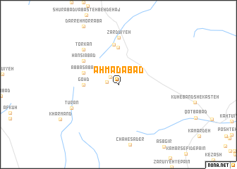 map of Aḩmadābād