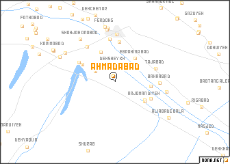 map of Aḩmadābād