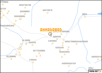 map of Aḩmadābād
