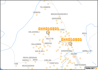 map of Aḩmadābād