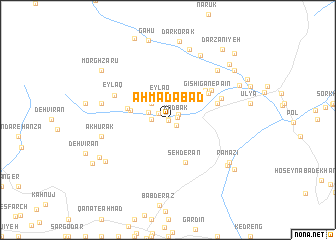 map of Aḩmadābād