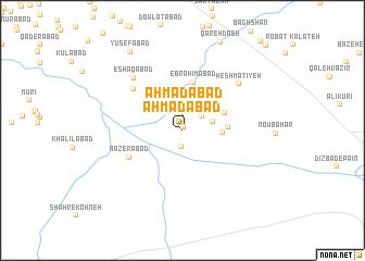 map of Aḩmadābād