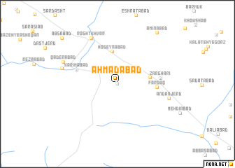 map of Aḩmadābād