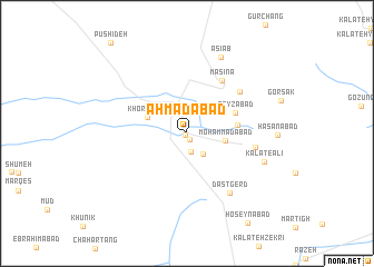 map of Aḩmadābād