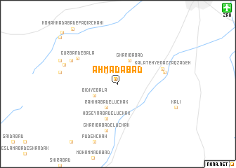 map of Aḩmadābād