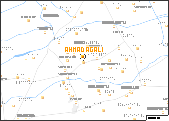 map of Əhmǝdağalı