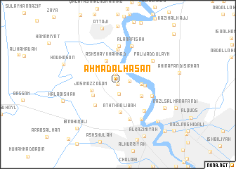 map of Aḩmad al Ḩasan