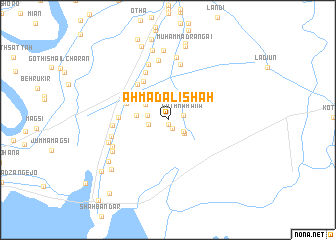 map of Ahmad Ali Shāh