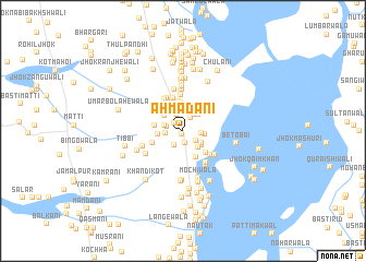 map of Ahmadāni