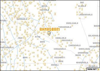 map of Ahmad Bari