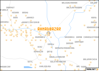 map of Aḩmad Bāzār