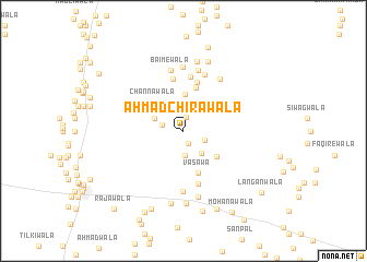 map of Ahmad Chirawāla