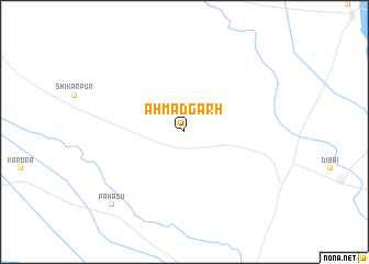 map of Ahmadgarh
