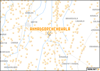 map of Ahmad Gorchchewāla