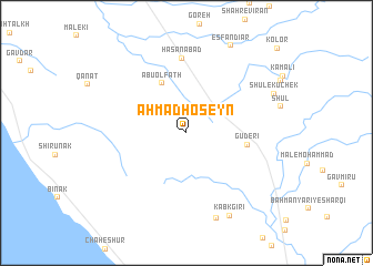 map of Aḩmad Ḩoseyn