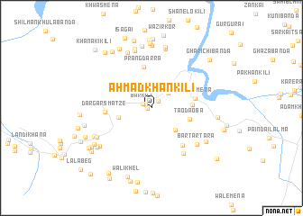 map of Ahmad Khān Kili