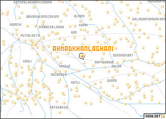 map of Ahmad Khān Laghāri