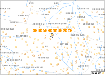 map of Ahmad Khān Nukrach