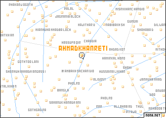 map of Ahmad Khān Reti