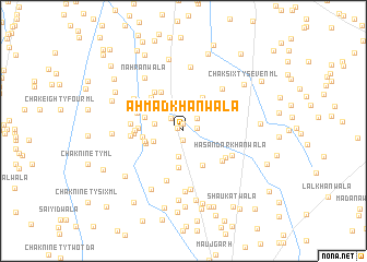 map of Ahmad Khānwāla