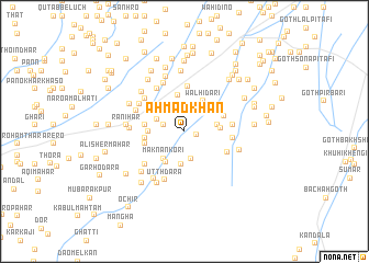 map of Ahmad Khān