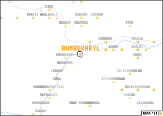 map of Aḩmad Kheyl