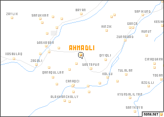 map of Əhmǝdli