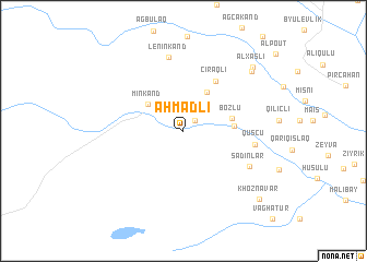 map of Əhmǝdli