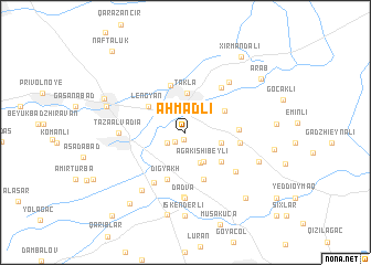 map of Əhmǝdli