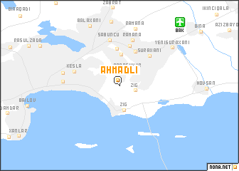 map of Əhmǝdli