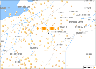 map of Ahmad Nāich